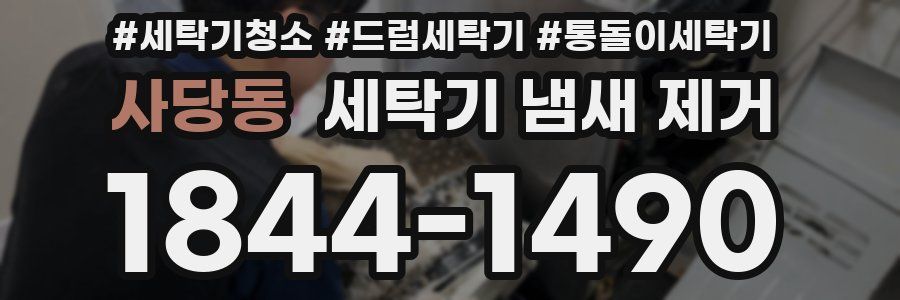 사당동 세탁기 냄새 제거