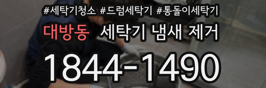 대방동 세탁기 냄새 제거