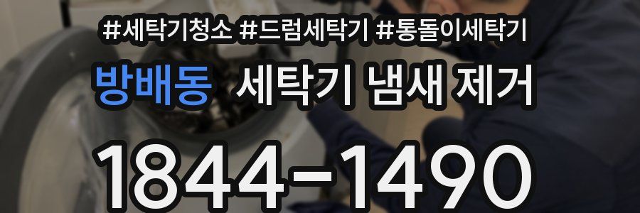 방배동 세탁기 냄새 제거
