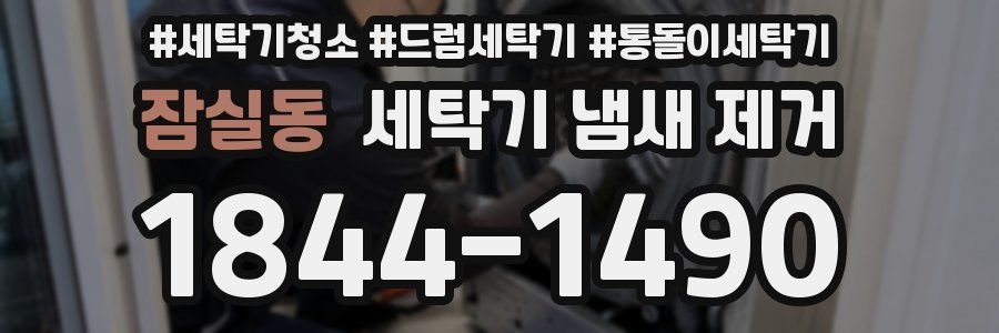 잠실동 세탁기 냄새 제거