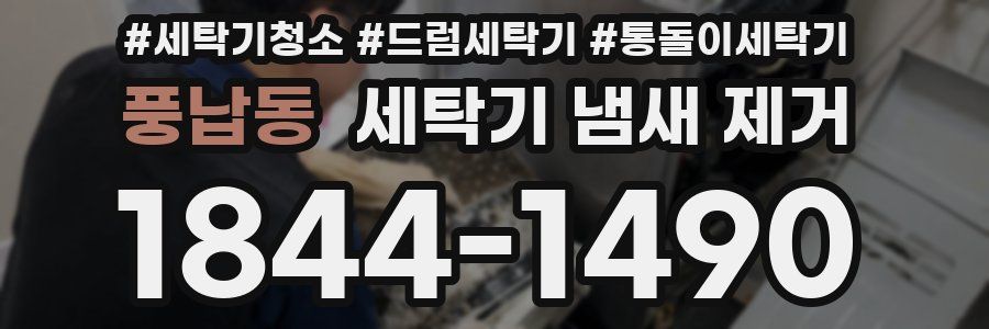 풍납동 세탁기 냄새 제거