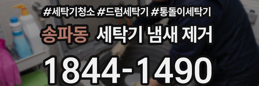 송파동 세탁기 냄새 제거