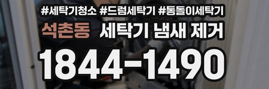 석촌동 세탁기 냄새 제거