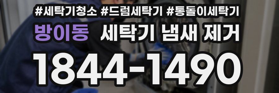 방이동 세탁기 냄새 제거