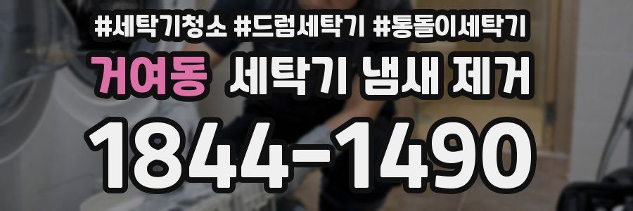 거여동 세탁기 냄새 제거