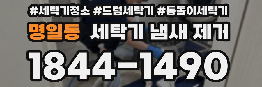 명일동 세탁기 냄새 제거