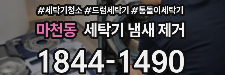 마천동 세탁기 냄새 제거