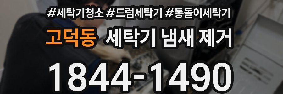 고덕동 세탁기 냄새 제거