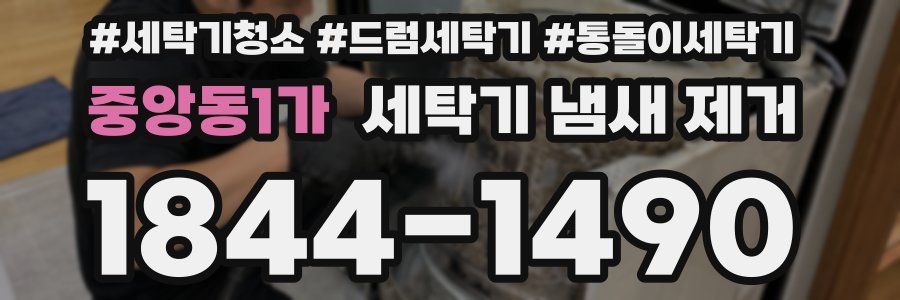 중앙동1가 세탁기 냄새 제거