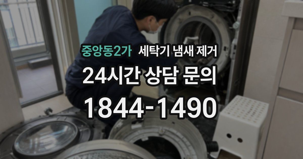 중앙동2가 세탁기 냄새 제거