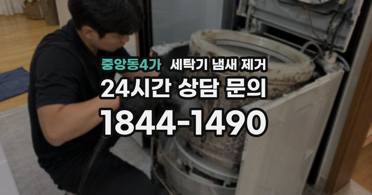 중앙동4가 세탁기 냄새 제거