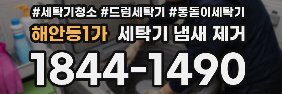 해안동1가 세탁기 냄새 제거