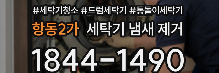항동2가 세탁기 냄새 제거