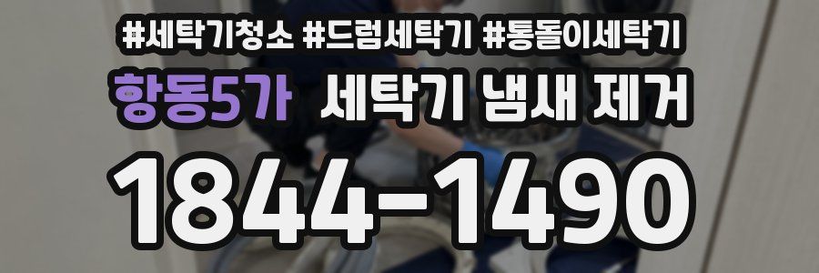 항동5가 세탁기 냄새 제거