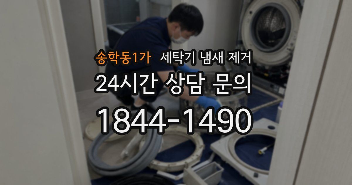 송학동1가 세탁기 냄새 제거