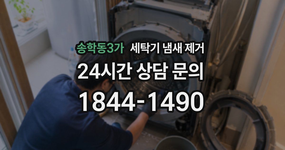 송학동3가 세탁기 냄새 제거