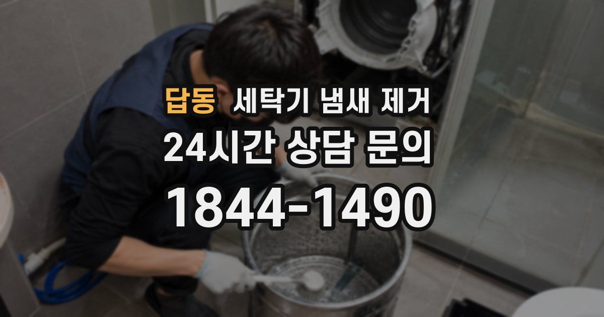 답동 세탁기 냄새 제거