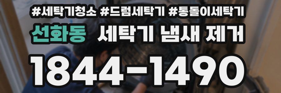 선화동 세탁기 냄새 제거