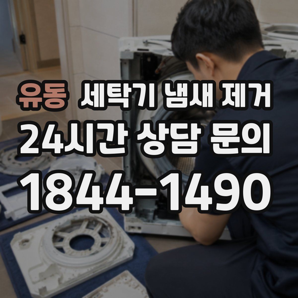 유동 세탁기 냄새 제거