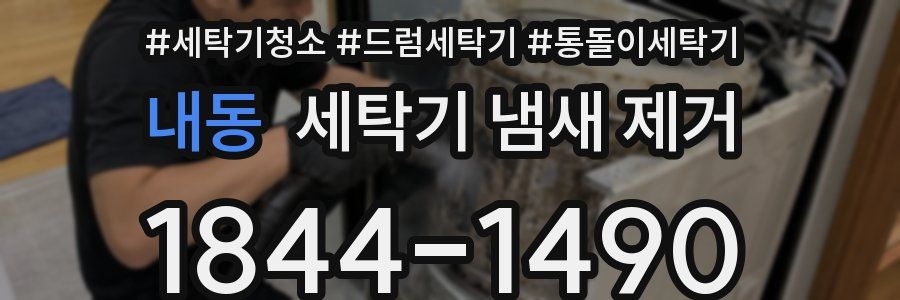 내동 세탁기 냄새 제거