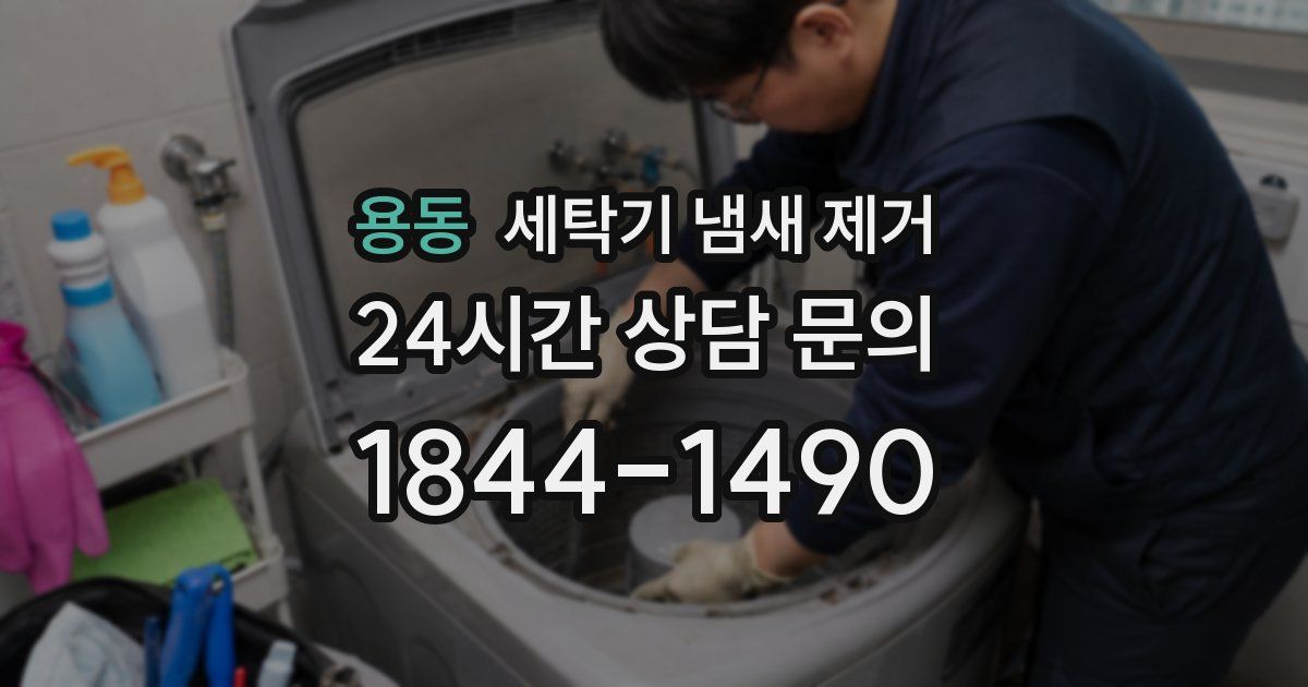 용동 세탁기 냄새 제거