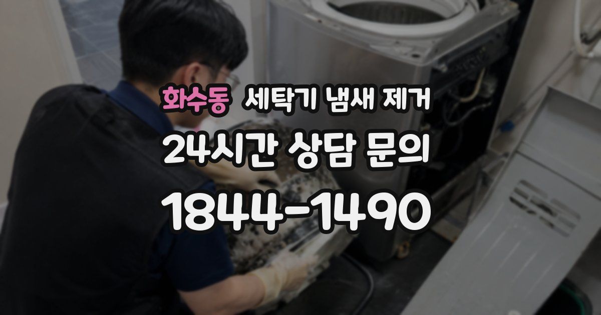 화수동 세탁기 냄새 제거