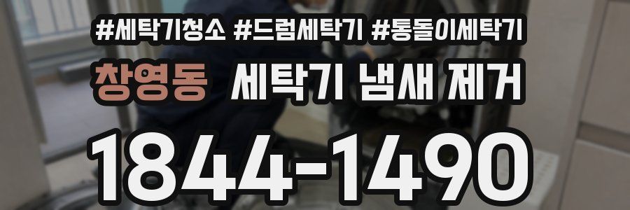 창영동 세탁기 냄새 제거