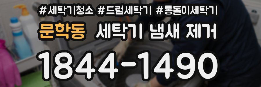 문학동 세탁기 냄새 제거