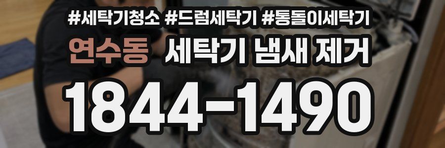 연수동 세탁기 냄새 제거