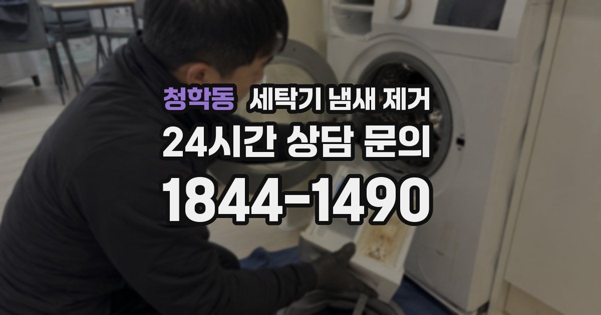 청학동 세탁기 냄새 제거