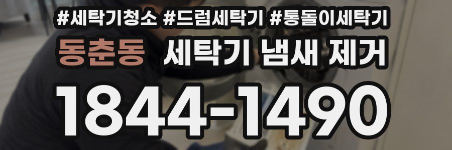 동춘동 세탁기 냄새 제거