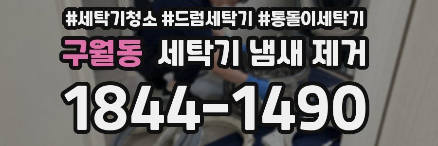 구월동 세탁기 냄새 제거