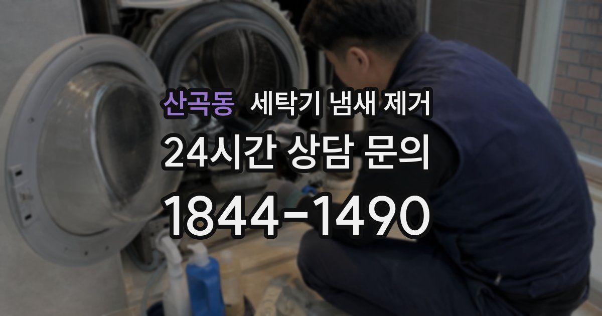 산곡동 세탁기 냄새 제거