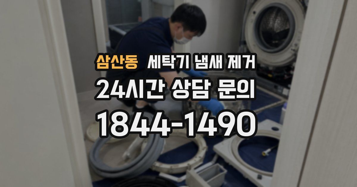 삼산동 세탁기 냄새 제거
