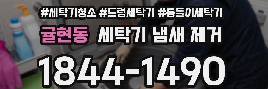 귤현동 세탁기 냄새 제거