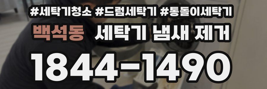 백석동 세탁기 냄새 제거