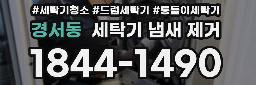 경서동 세탁기 냄새 제거