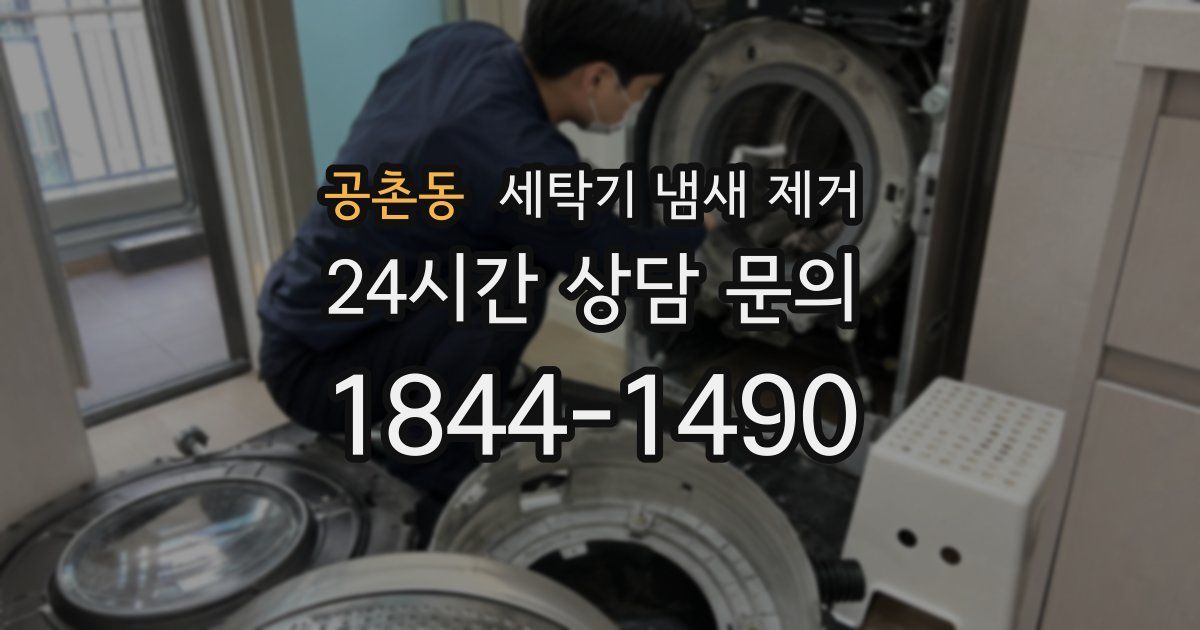 공촌동 세탁기 냄새 제거