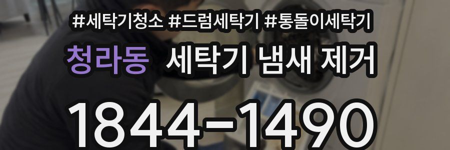 청라동 세탁기 냄새 제거