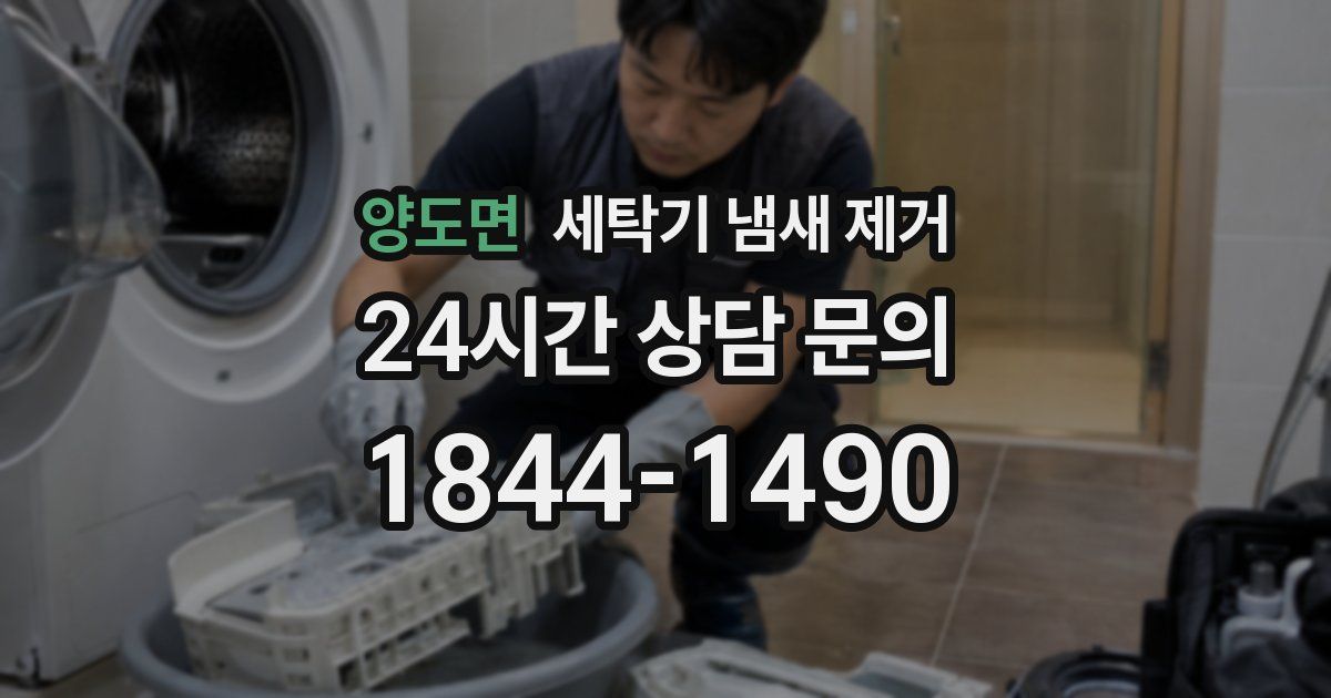 양도면 세탁기 냄새 제거