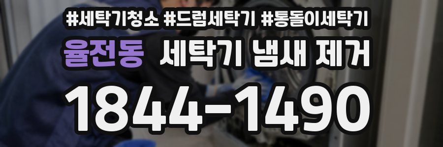 율전동 세탁기 냄새 제거