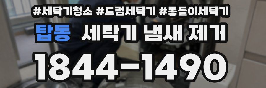 탑동 세탁기 냄새 제거