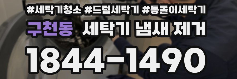 구천동 세탁기 냄새 제거