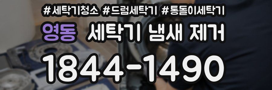 영동 세탁기 냄새 제거