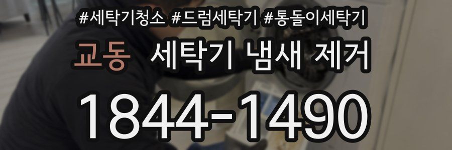 교동 세탁기 냄새 제거