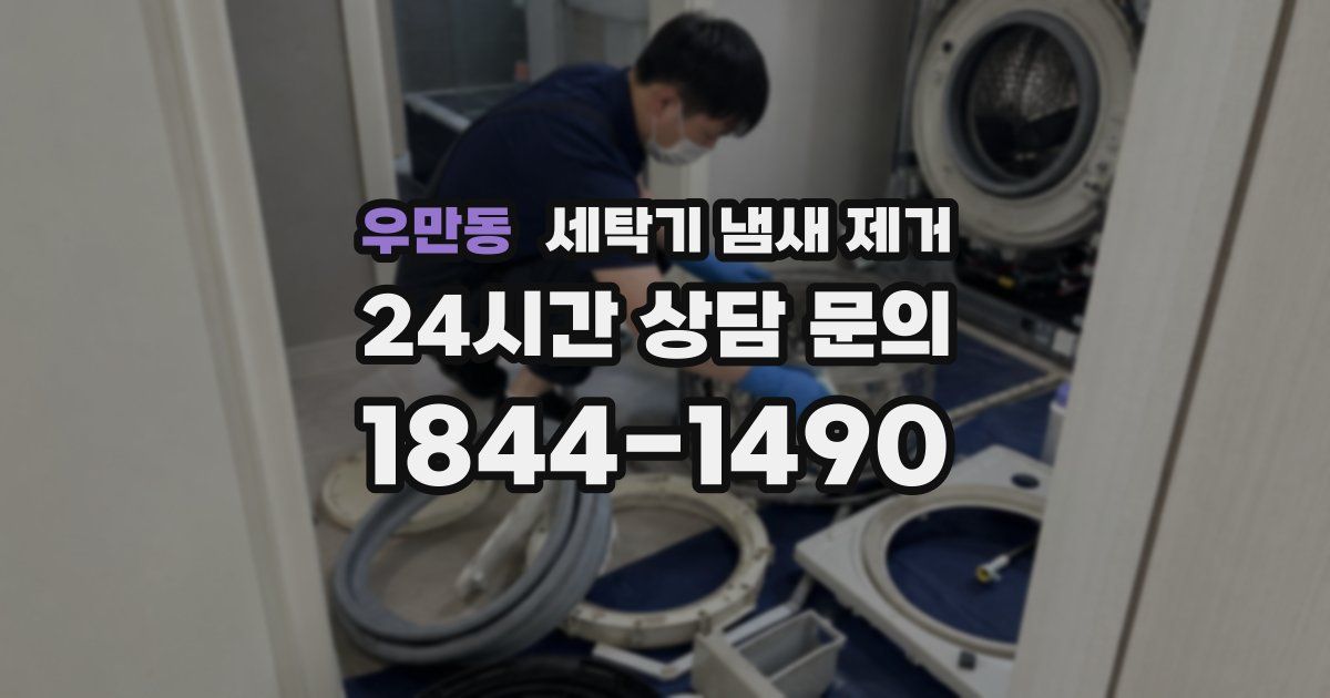 우만동 세탁기 냄새 제거