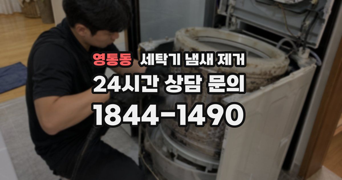 영통동 세탁기 냄새 제거