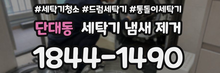 단대동 세탁기 냄새 제거