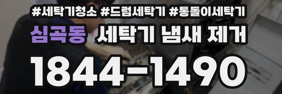 심곡동 세탁기 냄새 제거