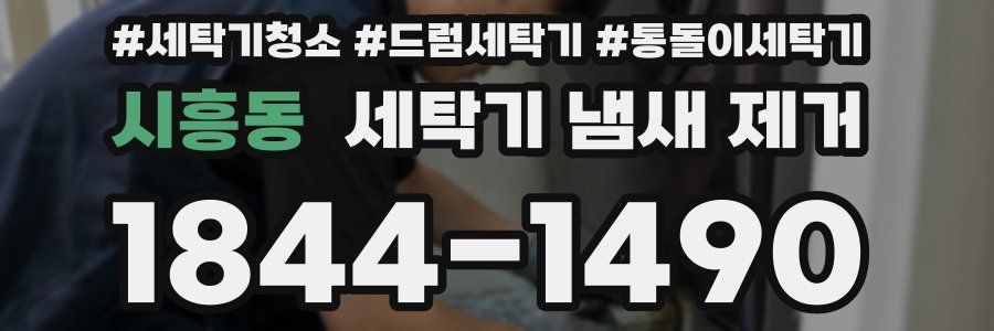 시흥동 세탁기 냄새 제거